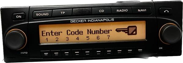 Becker Indianapolis Autoradio BE 7920 mit Code